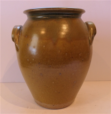 Dover 1997 - North Carolina Pottery Double Handled Crock - Crock Measures 10 Tall 8 Across