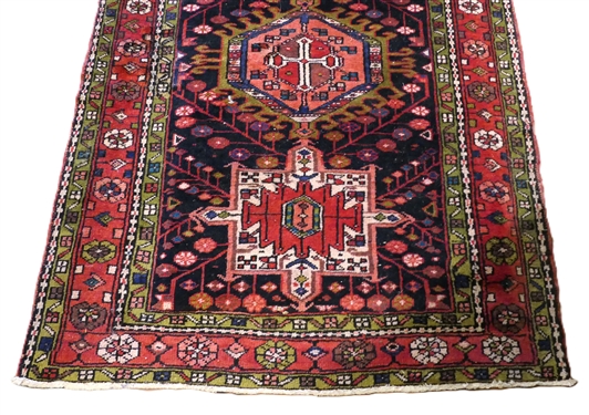 Ghandi Reserve Collection Persian Runner Rug - Origin Guarajah - Rug Measures 14' by 3'10 