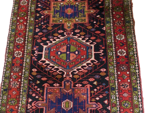 Ghandi Reserve Collection Persian Runner Rug - Origin Guarajah - Rug Measures 14' by 3'10 