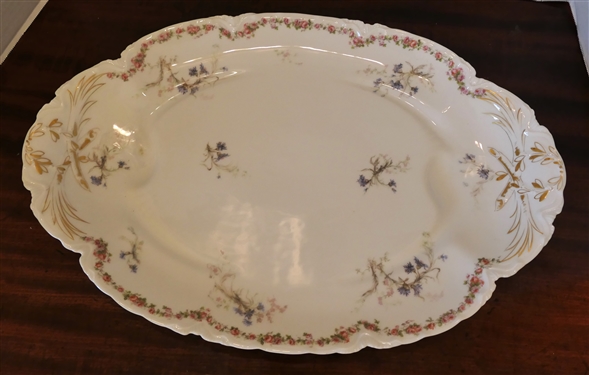 Beautiful Large Haviland H&Co. France Porcelain Platter - Platter Measure 20 By 14 
