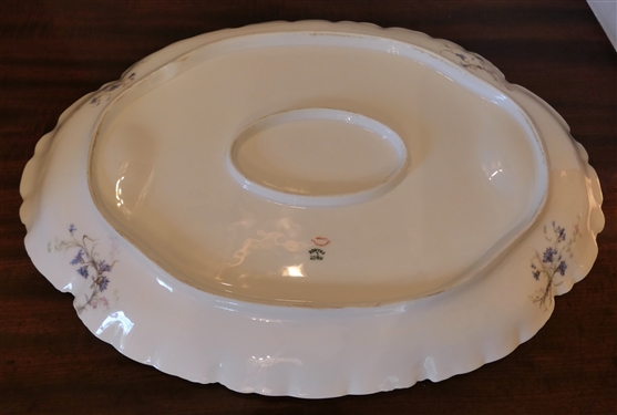 Beautiful Large Haviland H&Co. France Porcelain Platter - Platter Measure 20 By 14 