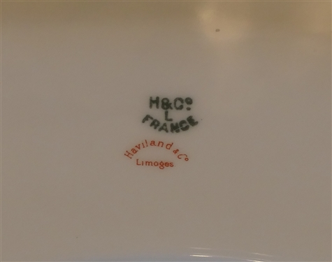 Beautiful Large Haviland H&Co. France Porcelain Platter - Platter Measure 20 By 14 