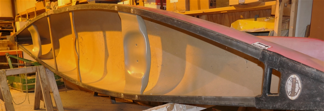 Old Town- Discovery 174 Fiberglass Canoe from Pro Canoe & Kayak   - 2 Seats - Measures 17'3 Long 