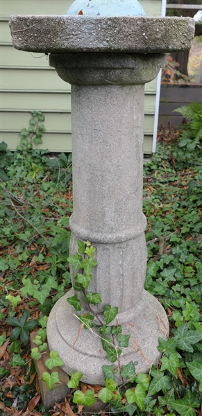 Concrete Pedestal - Measures 31" Tall 11" by 11"