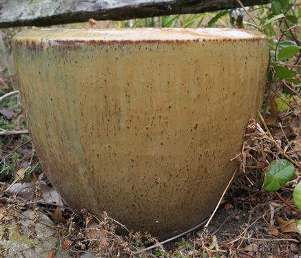 Pretty Art Pottery Garden Planter - Measures 13 Tall 16 Across