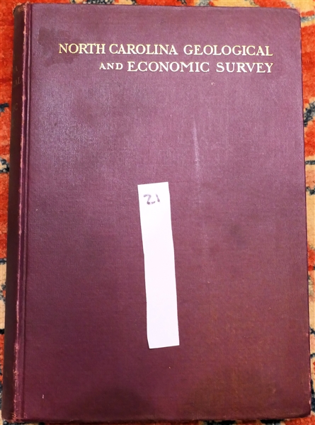 "North Carolina Geological and Economic Survey" Volume II - The Fishes of North Carolina by Hugh M. Smith - Deputy Commissioner of Fisheries - Raleigh NC - 1907 - Hardcover Book 