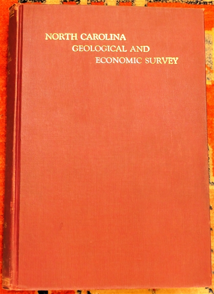 "North Carolina Geological and Economic Survey" Volume IV - Birds of North Carolina - by T. Gilbert Pearson, C.S. Brimley and H.H. Brimley - Raleigh NC  -1919 Hardcover Book - Personally Inscribed...