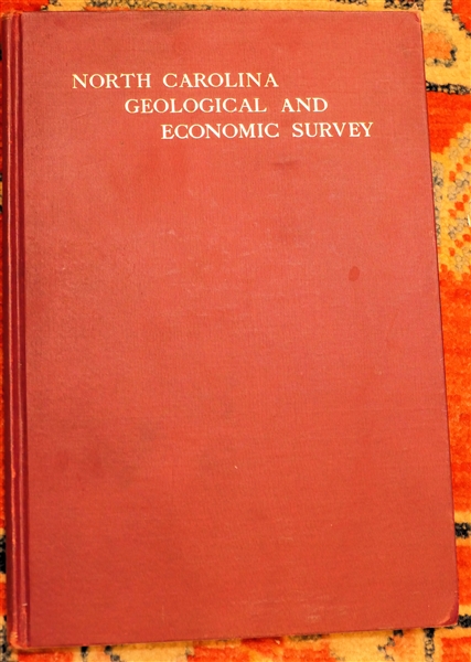 "North Carolina Geological and Economic Survey" Bulletin No. 12 -"History of The Gems Found in North Carolina" by George Frederick Kunz, Ph.D. - Raleigh NC 1907 - Hardcover Book - Complements of...