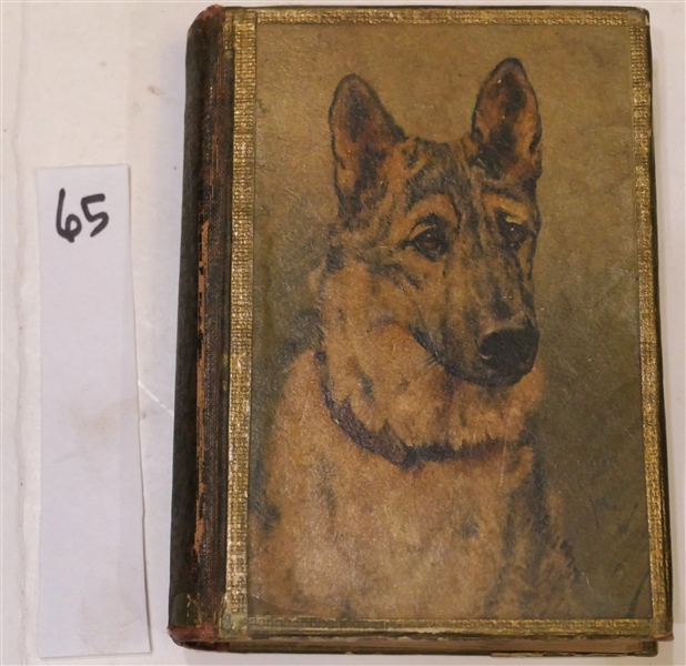 "New Universal Self Pronouncing Dictionary" Handy Edition - Edited by W.J. Pelo, A.M. - The John C. Winston Company - 1929 - Pocket Size Book with German Shepherd Dog on Cover 