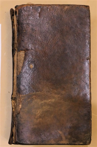 "The Poetical Works of Robert Burns with An Account of His Life" in Two Volumes - Volume II - Published by Benjamin Warner 1818 - Leather Cover - Front Cover Is Very Loose