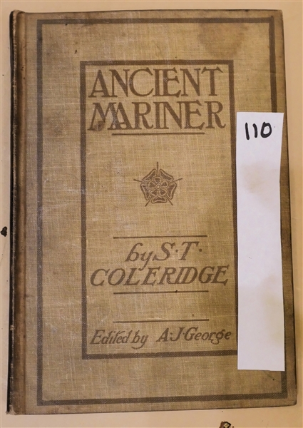 "The Ancient Mariner" By Samuel Taylor Coleridge - Boston USA 1908 - Writing on First Pages