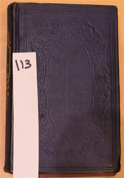 "The Poems of Oliver Wendell Holmes" - Boston Ticknor and Fields - 1866 - Blue Hardcover with Gold Pages - Some Loose Pages - From the Library of Julia M. Johnston 1889 - Mrs. A.B. Andrews -...