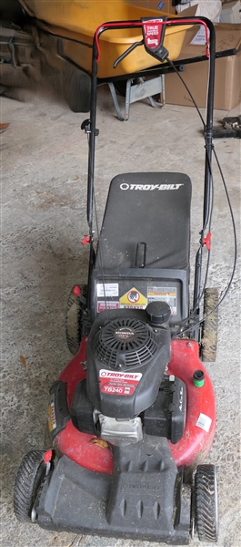 Troy Built TB240 - 21" Cutting Deck Push Mower with Bagger 