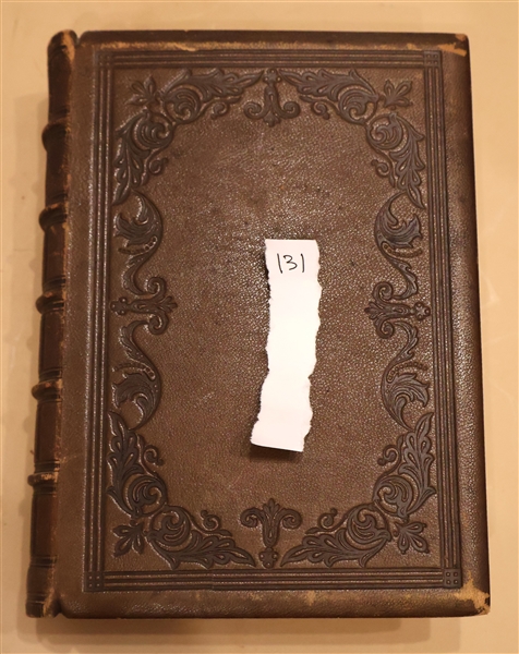 "Poems of Wordsworth"  From the Library of Julia Johnston Sept. 30th 1862 - Leather Cover - Published in New York 