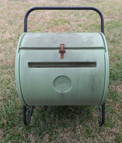 Compost Tumbler on Wheels 