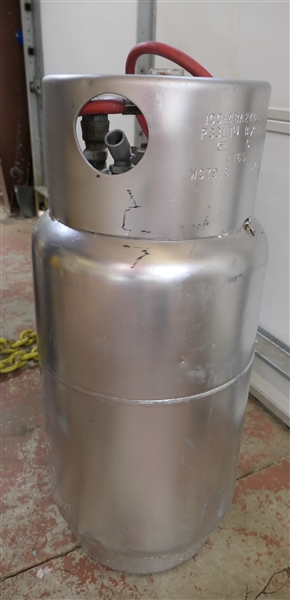 Propane Tank Converted to Air Tank - Fully Restored 