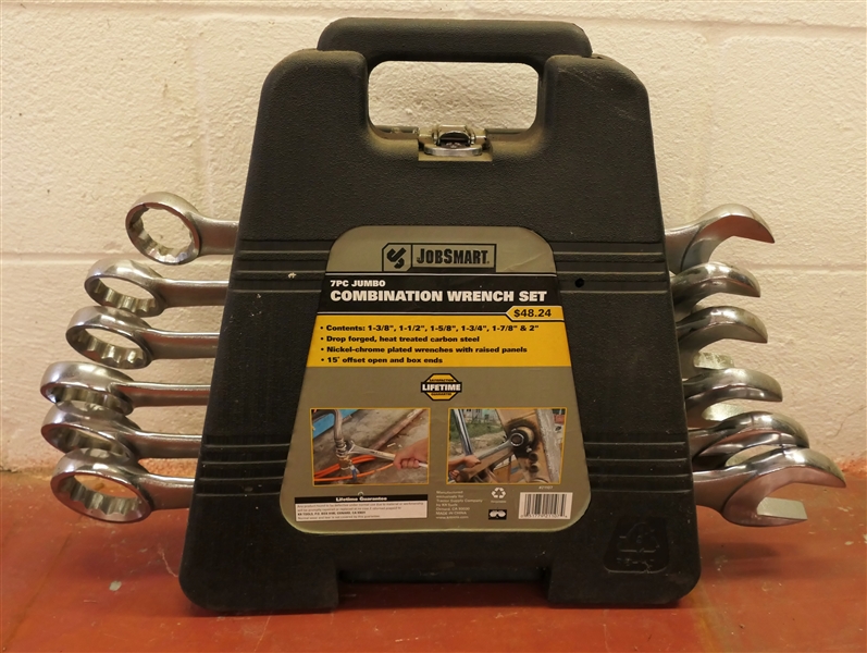 Jobsmart 7 Piece Jumbo Combination Wrench Set