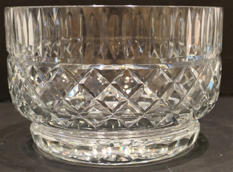 Beautiful Heavy Crystal Bowl - Bowl Measures 5" tall 7 3/4" Across