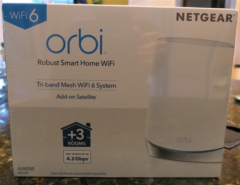 Netgear "Orbi" Robust Smart Home Wi-Fi System - Brand New in Original Box - Un Opened 