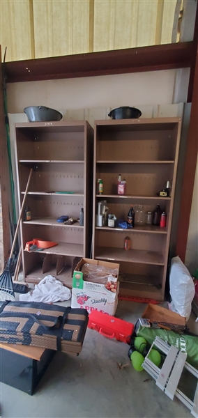 Pair of Metal Storage Cabinets- Cabinets Only NO Contents