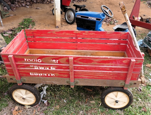 Several Wood Wagons 