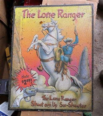 The Lone Ranger Metal Sign 