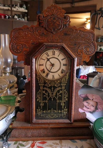Oak Kitchen Clock 