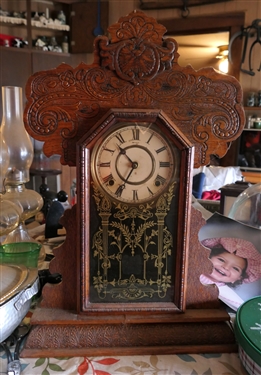 Oak Kitchen Clock 