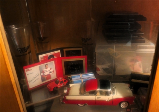 Large Collection of John Deere, Texaco, Coca Cola, and Racing Collectibles 