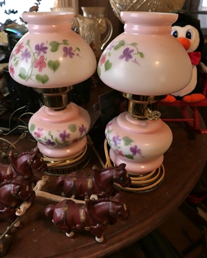 Hand Painted Oil Lamps