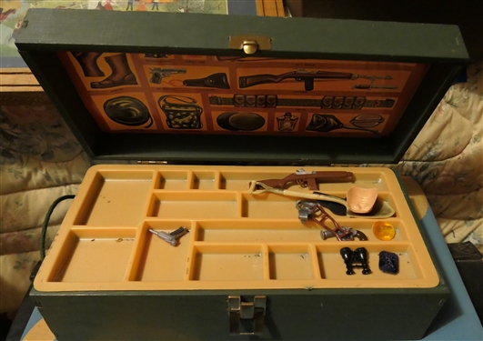 Vintage GI Joe Trunk with Accessories