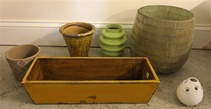 Group of 6 Planters 