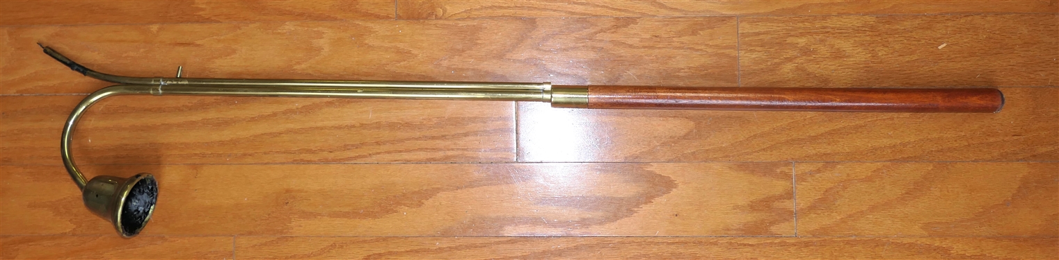 Sudbury Brass Candlelighter with Brass Bell Snuffer - Additional Candle Lighters - Measures 39 Long 