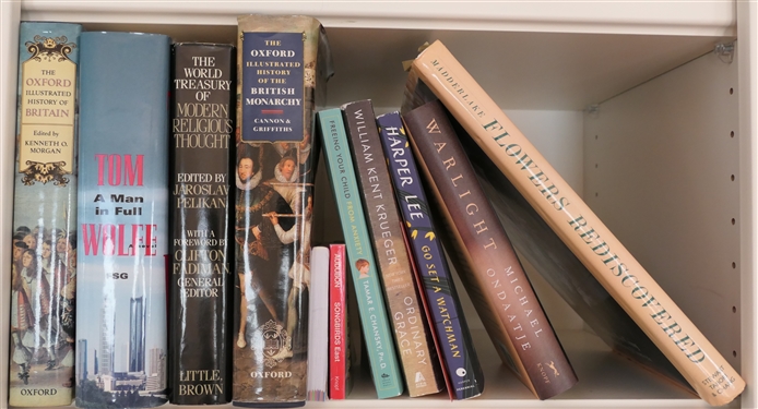 Self Lot of Books including Novels, History Books, Hardcover and Paperbound - Deacon King Kong Author Signed First Edition, War Light Author Signed First Edition