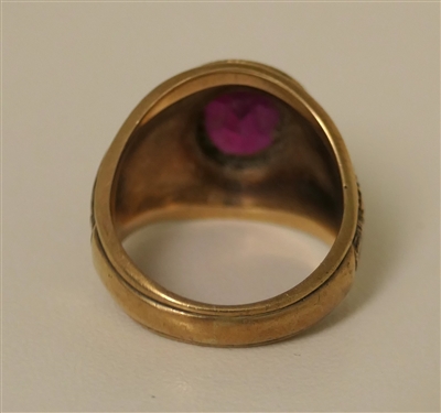 10kt Yellow Gold University of Alabama Class Ring - Size 7 