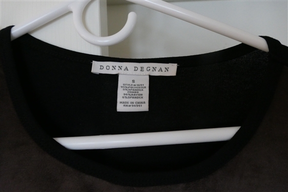 Donna Degnan Black and Brown Pants and Shirt Set - Size Small and Magaschoni Collection - Khaki Colored Pant Suit - Jacket and Trousers - Size 4