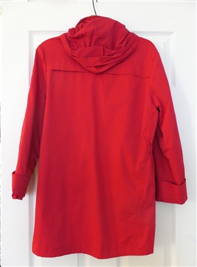 Pretty Red Ciao Milano Rain Coat - Size Extra Small 