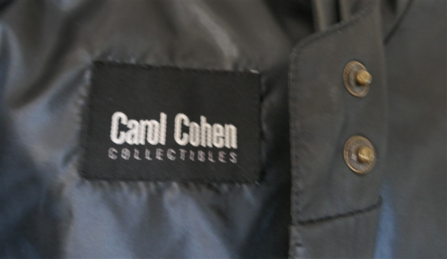 Jheri Richards - Pink Rain Jacket - Size 6 and Carol Cohen Collectibles - Packable Long Black Rain Coat with Carrying Bag