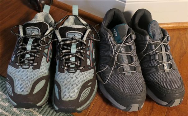 Salomon XA Comp 7 Hiking Sneakers Size 6.5 - Like New and Altra Hiking Sneakers Size 6.5 - Some Wear