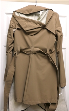 Elizabeth Roberts Tan Belted Jacket - Size Small 