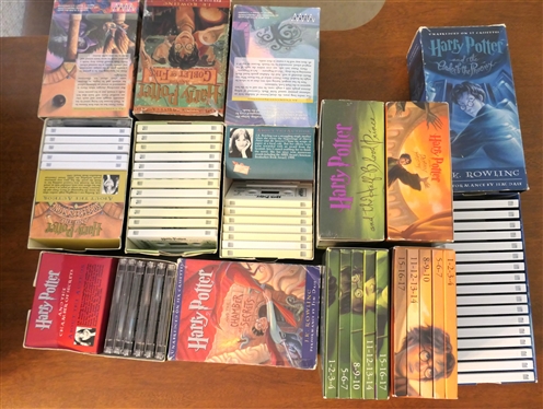 7 Harry Potter Books on Tape / Cd - The Chamber of Secrets Sorcerer's Stone Goblet of Fire 'Prisoner of Azkaban Order of the Phoenix The Half Blood Prince and The Deathly Hallows 