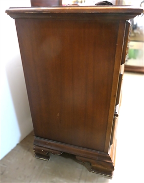 Carriage Trace II by Kent Coffey Cherry and Elm Dresser - 3 Over 3 Over 2 Dovetailed Drawers - Dresser Measures 34 Tall 64 by 20 - Small Ring on Top Surface - Manufactured in 1966