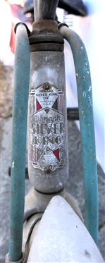 Monark Silver King Bicycle with Head Light and Odometer