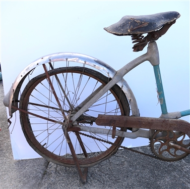 Monark Silver King Bicycle with Head Light and Odometer