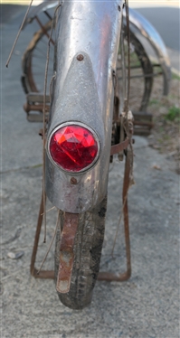 Monark Silver King Bicycle with Head Light and Odometer