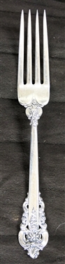 Wallace Grande Baroque(1941) Sterling Silver Flatware - 97 Pieces Total including 18 Dinner Forks, 16 Salad Forks, 12 Soup Spoons, 17 Teaspoons, 18 Dinner Knives and 16 Butter Knives - 3078.9...