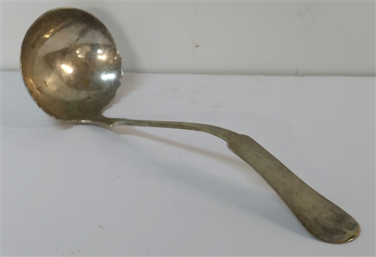 Large Chippendale Sterling Silver Ladle - Marked Sterling CO - Measures 12 1/4 Long - Weighs 199.9 Grams 