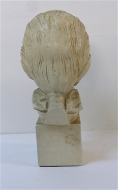 Mozart Chalk Bust - Measures 11 1/2 Tall 