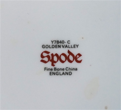 Spode Golden Valley Soup Tureen - Y7841-F - Measures 10 1/2 Tall 12 Handle to Handle