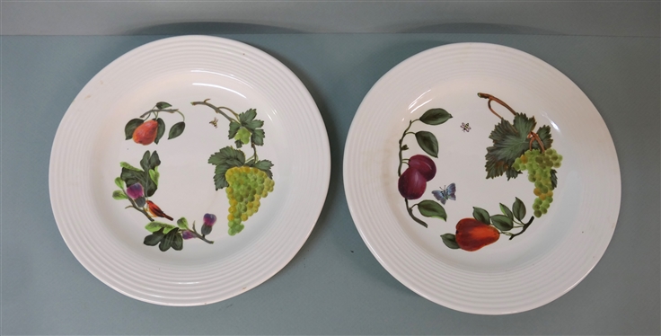 2  Raymond Waites Vintage Orchard Plates - Certified International Corp. - Each Plate Measures 12 Across
